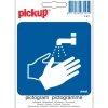 Pictogram handen wassen 10 x 10 cm