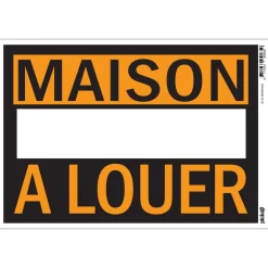Pictogram maison à louer 23 x 33 cm