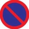 Pictogram parkeerverbod  Ø30 cm