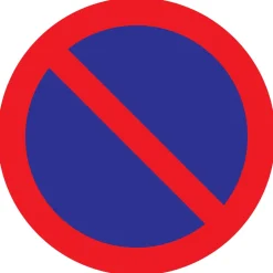 Pictogram parkeerverbod  Ø30 cm