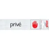 Pictogram privé aluminium 16,5 x 4,4 cm