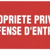 Pictogram propriété privé 33 x 20 cm
