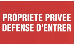 Pictogram propriété privé 33 x 20 cm