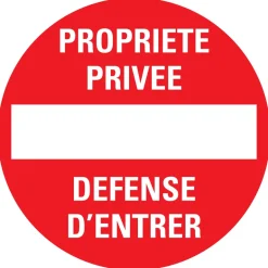 Pictogram propriété privée Ø 30 cm