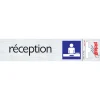 Pictogram réception aluminium 16,5 x 4,4 cm