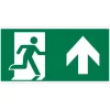 Pictogram rechtdoor / naar boven 15 x 30 cm