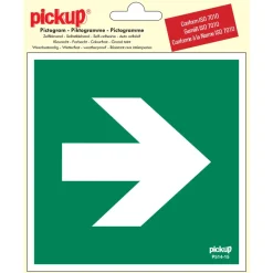 Pictogram richtingspijl 90° 15 x 15 cm