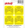 Pictogram surveillance électronique 4 stuks 10 x 10 cm