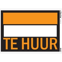 Pictogram te huur 23 x 33 cm