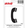 Pictogram telefoon 10 x 10 cm