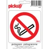 Pictogram verbod roken 10 x 10 cm