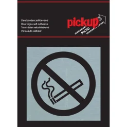 Pictogram verboden te roken aluminium