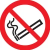 Pictogram verboden te roken Ø 18 cm