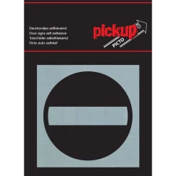 Pictogram verboden toegang aluminium