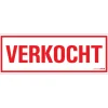 Pictogram verkocht 33 x 12 cm