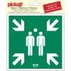 Pictogram verzamelplaats 15 x 15 cm