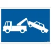 Pictogram wegsleepregeling 23 x 33 cm
