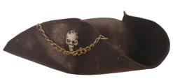 Piratenhoed Zilveren Skul