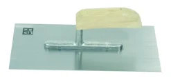 Pleistertruweel met handgreep in hout 280 x 130 mm
