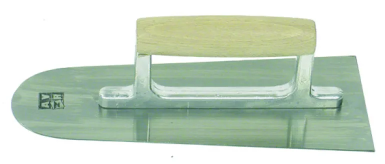 Pleistertruweel met handgreep in hout 280 x 110 / 80 mm