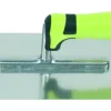 Pleistertruweel roestvrij met 2 componenten handgreep 280 x 130 mm