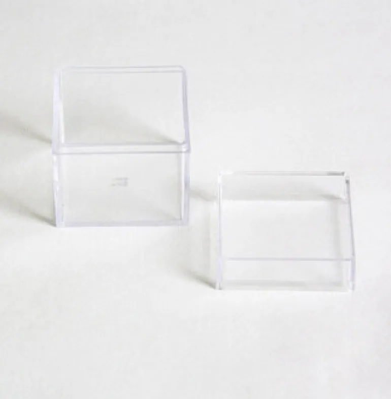 Plexi kubus met deksel 5 cm