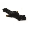 Pluche vos zwart flatino 30 cm