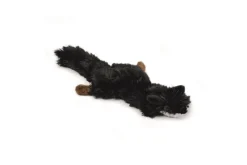 Pluche vos zwart flatino 30 cm