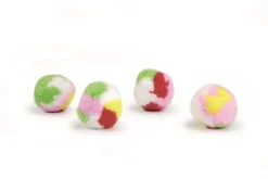 Pomponballetje met catnipzakje 4 stuks