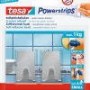 Powerstrips zelfklevende haak metaal (2 haken + 4 strips)