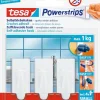 Powerstrips zelfklevende rechthoekige haak wit