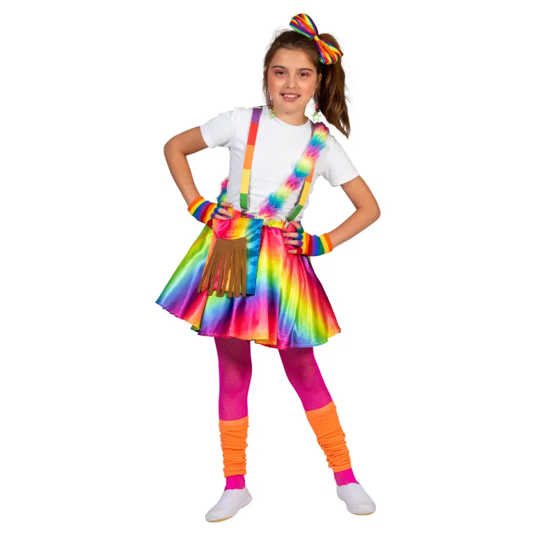 Pride Regenboog Rok Skirt Rosy Meisje - One Size
