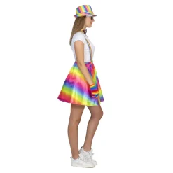 Pride Regenboog Rok Skirt Rosy Dames - One Size