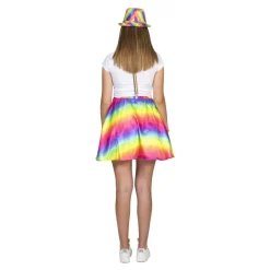 Pride Regenboog Rok Skirt Rosy Dames - One Size