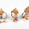 Prinses zittend sleutelhanger