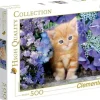 Puzzle 500 Ginger Cat In Flower