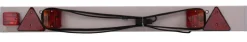 PVC lichtbaar wit 137x14 cm + 7,5 m kabel