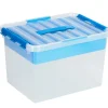 Q - line multi opbergbox 22 L blauw