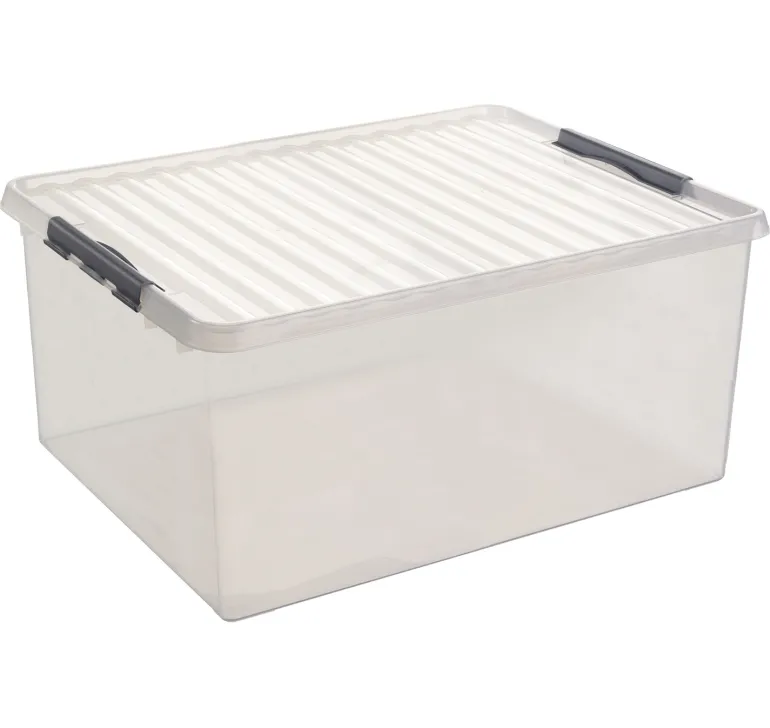 Q - line opbergbox 120 L transparant