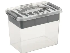 Q - line opbergbox 9 L transparant