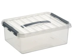 Q - line opbergbox 12 L transparant