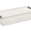 Q - line opbergbox 6,5 L transparant / metaal