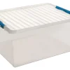 Qline 120 L transparant / blauw