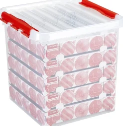 Q-line opbergbox kerstgerief 38L+Tray