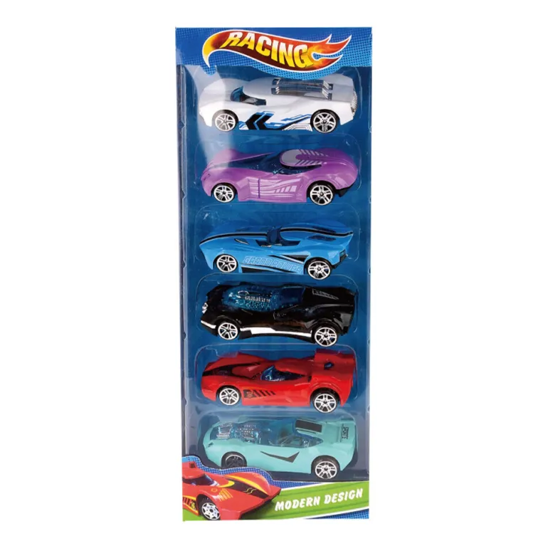 Race auto's 6 stuks