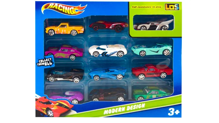 Raceauto's 12 stuks