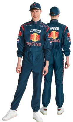 Racepak Car Racer - Blauw - Maat 56