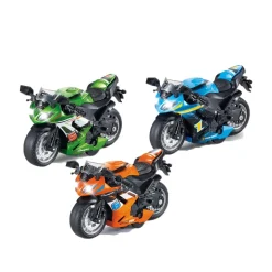 Rally moto met licht en geluid