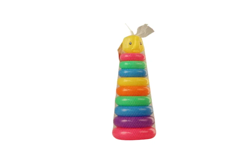 Regenboog stapeltoren olifant