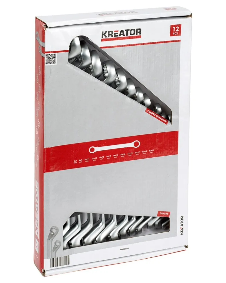 Ringsleutelset 6-32 mm 12 stuks
